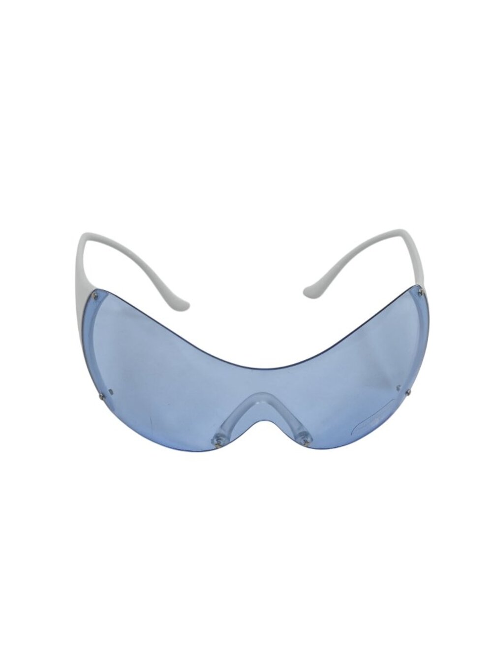 Giant Vintage Original Boom Unisex Oversized Shield Sunglasses in Blue
